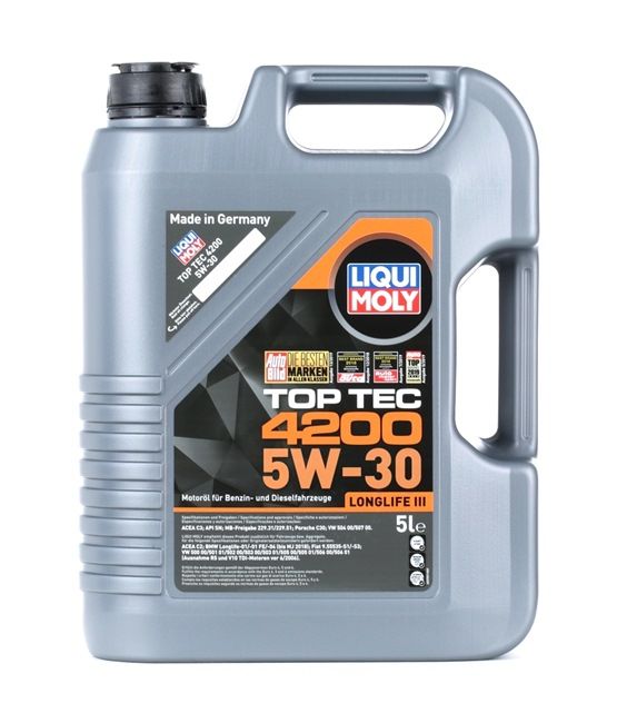 Liqui Moly Top Tec 4200 5W-30 VW Golf 6 Motoröl